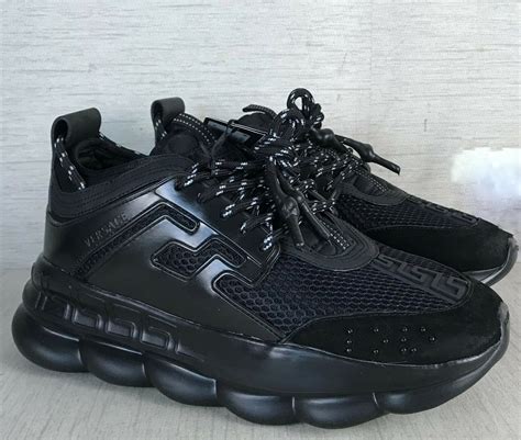 black chain reaction shoes|versace chain reaction sneakers price.